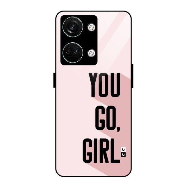 You Go Girl Shadow Glass Back Case for Oneplus Nord 3
