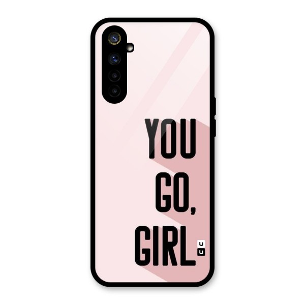 You Go Girl Shadow Glass Back Case for Realme 6