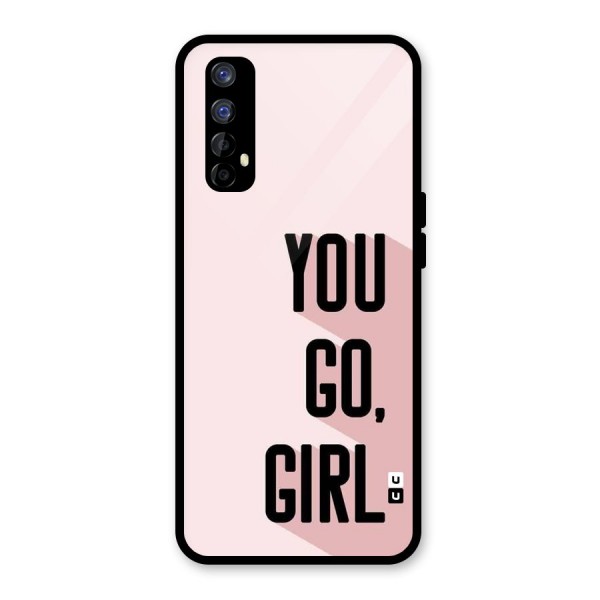 You Go Girl Shadow Glass Back Case for Realme 7