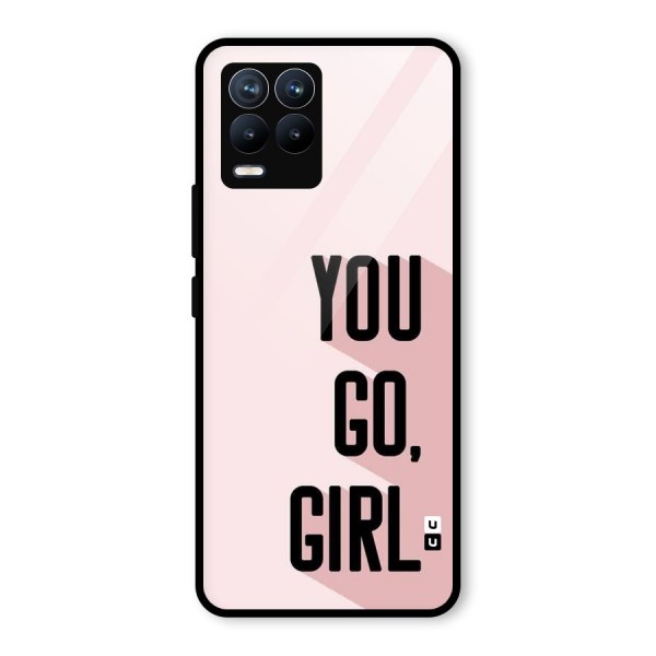 You Go Girl Shadow Glass Back Case for Realme 8