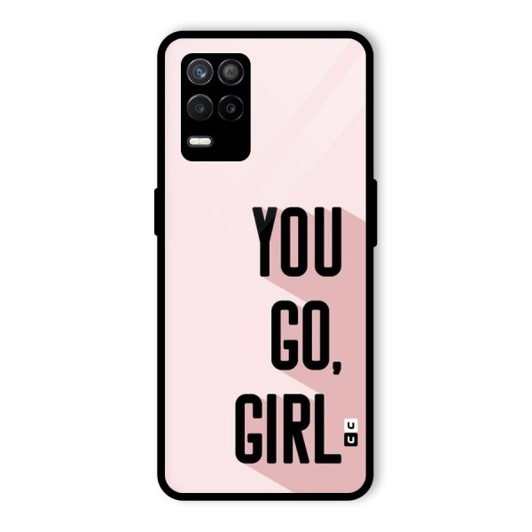 You Go Girl Shadow Glass Back Case for Realme 8s 5G