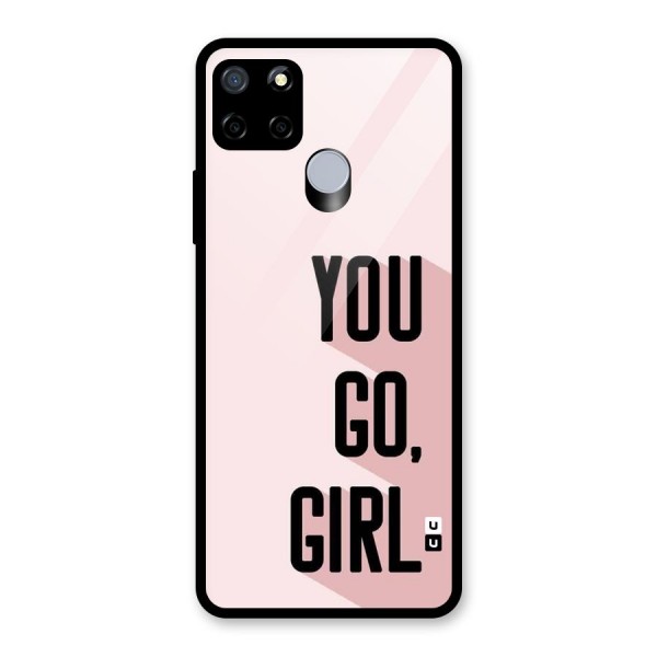 You Go Girl Shadow Glass Back Case for Realme C12