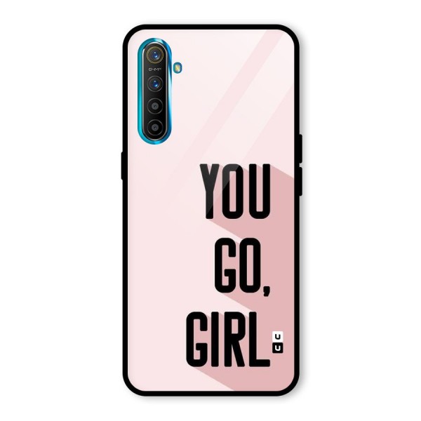 You Go Girl Shadow Glass Back Case for Realme X2