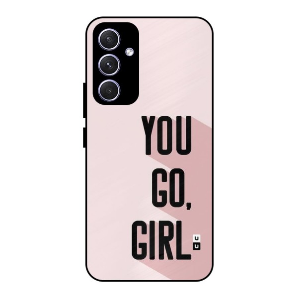 You Go Girl Shadow Metal Back Case for Galaxy A54