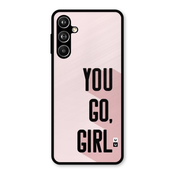 You Go Girl Shadow Metal Back Case for Galaxy F54