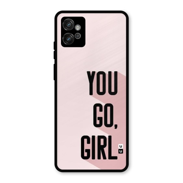 You Go Girl Shadow Metal Back Case for Moto G32