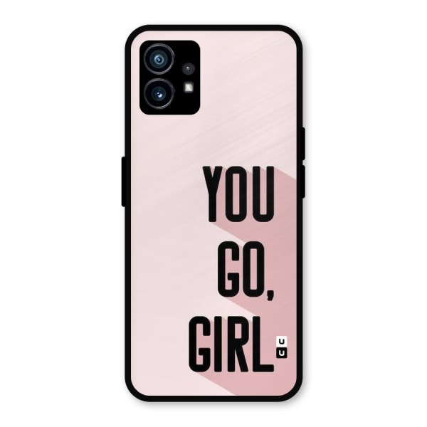 You Go Girl Shadow Metal Back Case for Nothing Phone 1