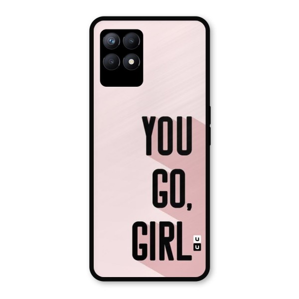 You Go Girl Shadow Metal Back Case for Realme 8i