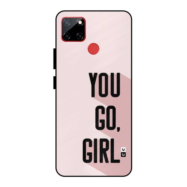 You Go Girl Shadow Metal Back Case for Realme C12