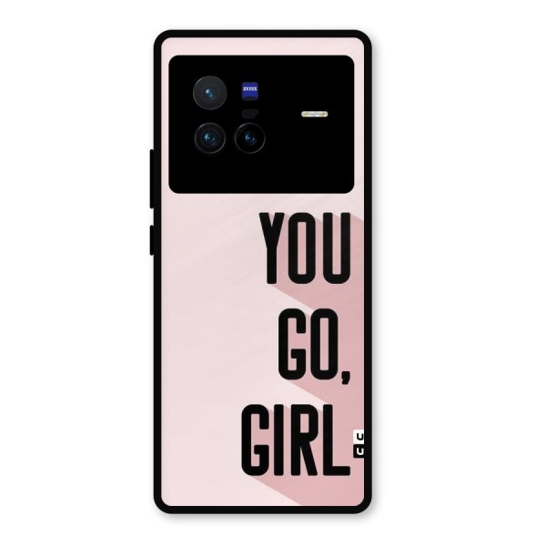 You Go Girl Shadow Metal Back Case for Vivo X80