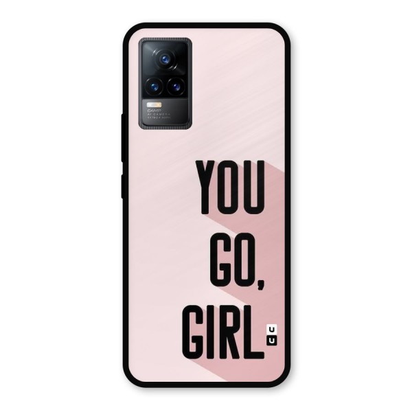 You Go Girl Shadow Metal Back Case for Vivo Y73