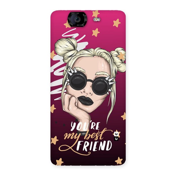 You My Best Friend Back Case for Canvas Knight A350