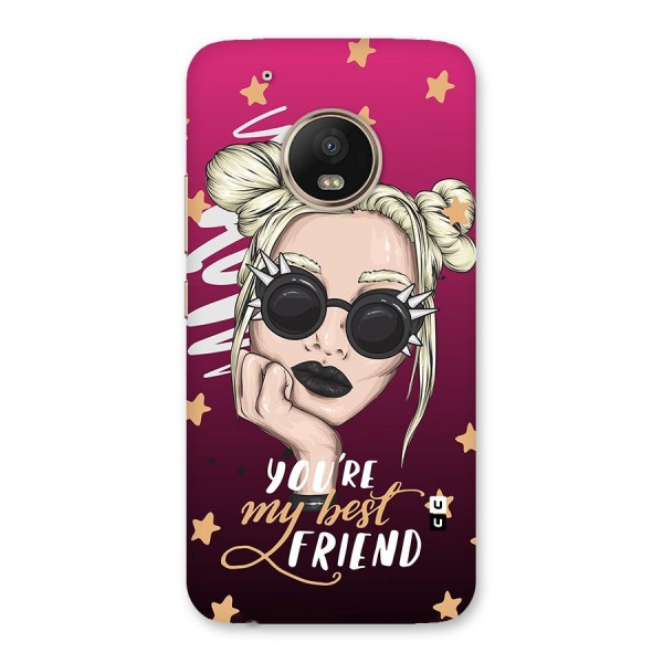 You My Best Friend Back Case for Moto G5 Plus