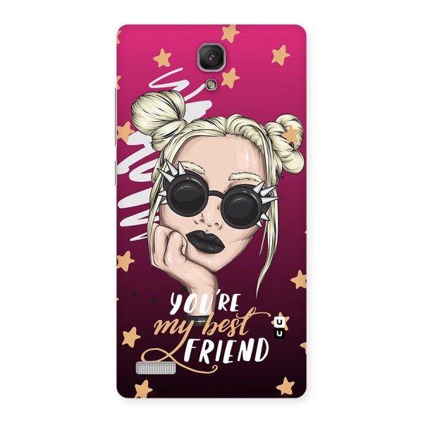 You My Best Friend Back Case for Redmi Note