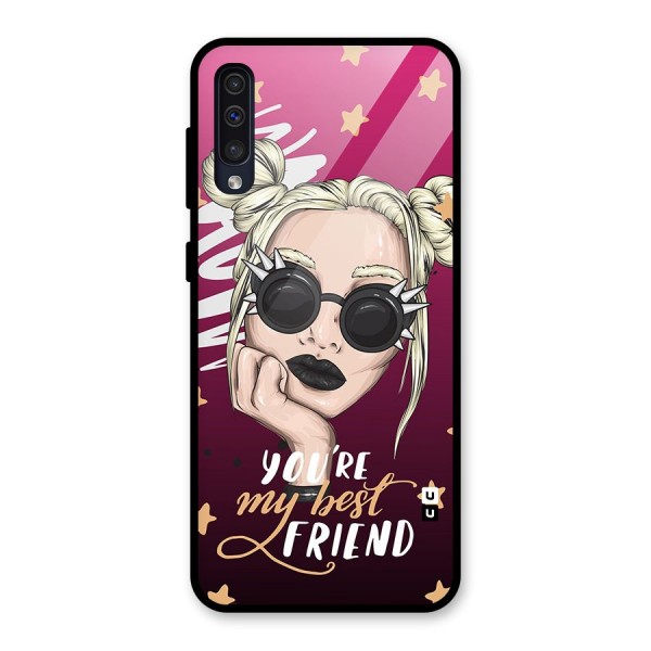 You My Best Friend Glass Back Case for Galaxy A50s