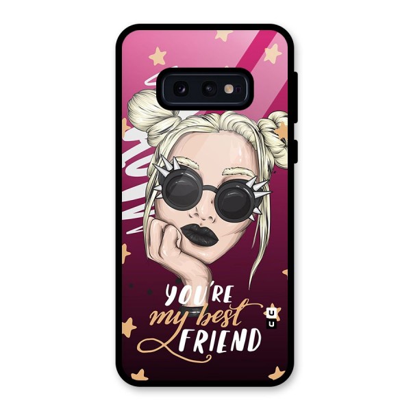 You My Best Friend Glass Back Case for Galaxy S10e