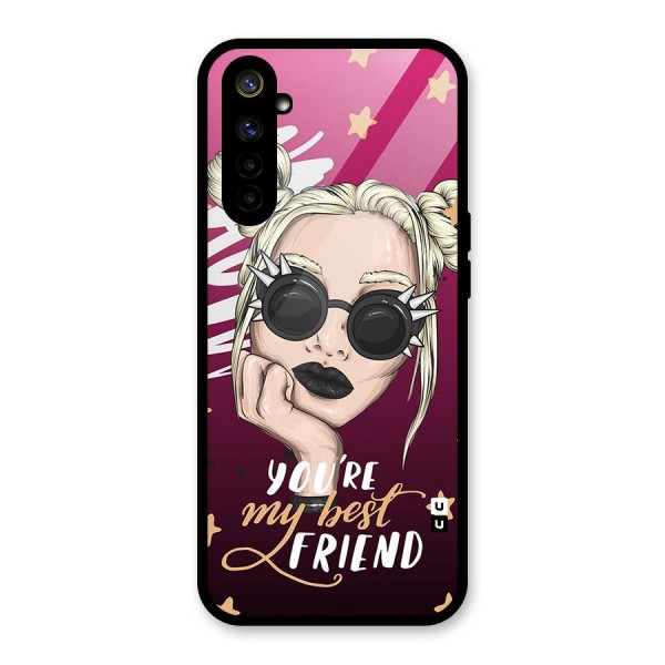 You My Best Friend Glass Back Case for Realme 6