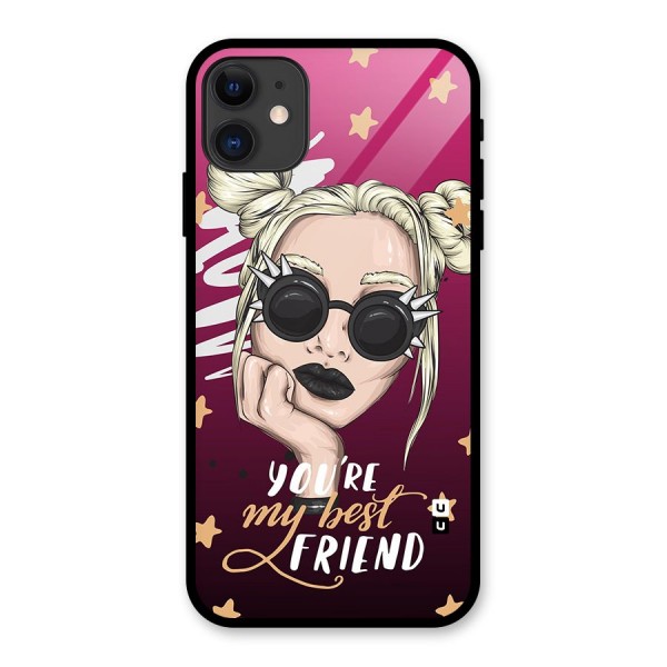 You My Best Friend Glass Back Case for iPhone 11