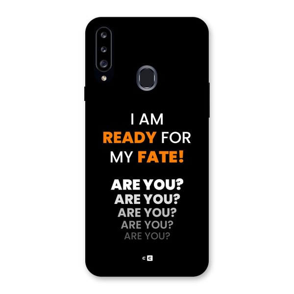 You Ready Back Case for Galaxy A20s