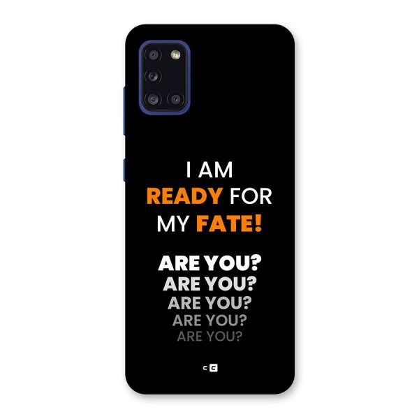 You Ready Back Case for Galaxy A31