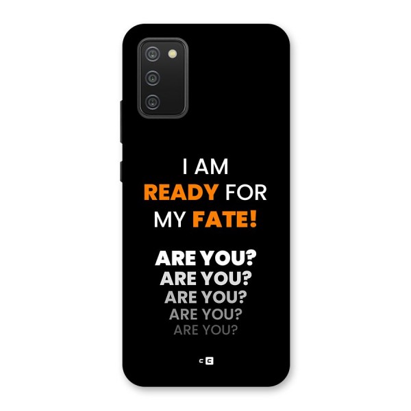 You Ready Back Case for Galaxy F02s