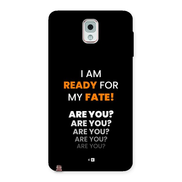 You Ready Back Case for Galaxy Note 3