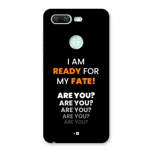 You Ready Back Case for Gionee S10