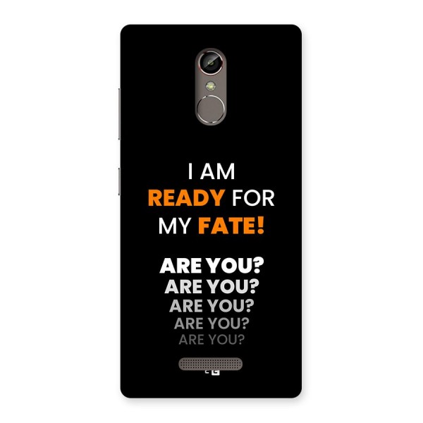 You Ready Back Case for Gionee S6s