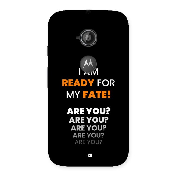 You Ready Back Case for Moto E 2nd Gen