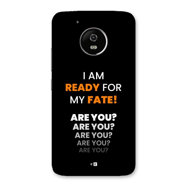 You Ready Back Case for Moto G5