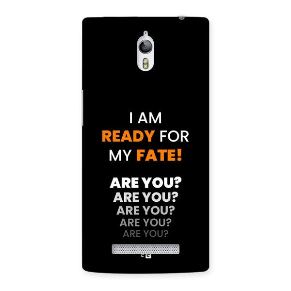 You Ready Back Case for Oppo Find 7