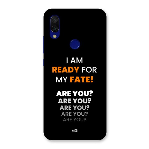 You Ready Back Case for Redmi 7