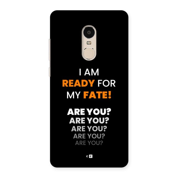 You Ready Back Case for Redmi Note 4