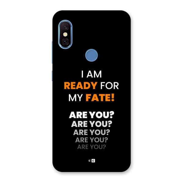 You Ready Back Case for Redmi Note 6 Pro