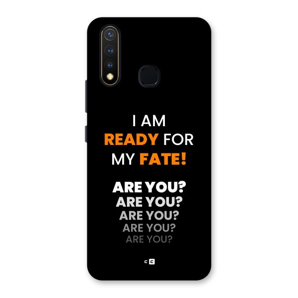 You Ready Back Case for Vivo U20