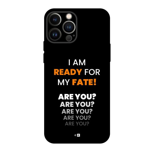 You Ready Back Case for iPhone 13 Pro Max