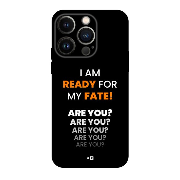 You Ready Back Case for iPhone 14 Pro