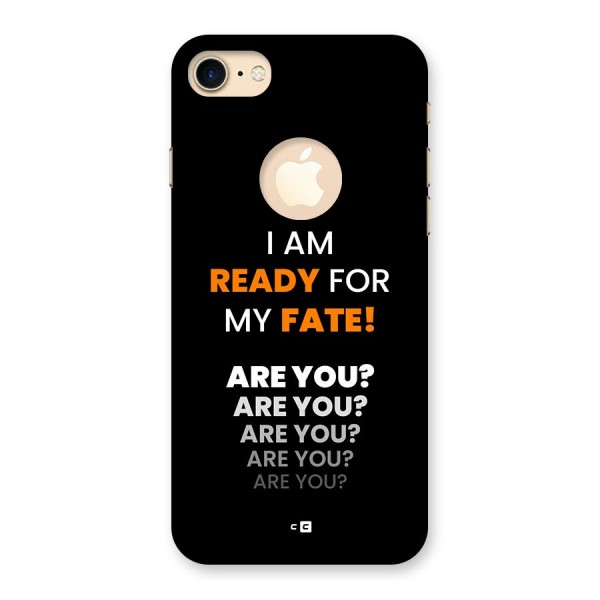 You Ready Back Case for iPhone 8 Logo Cut