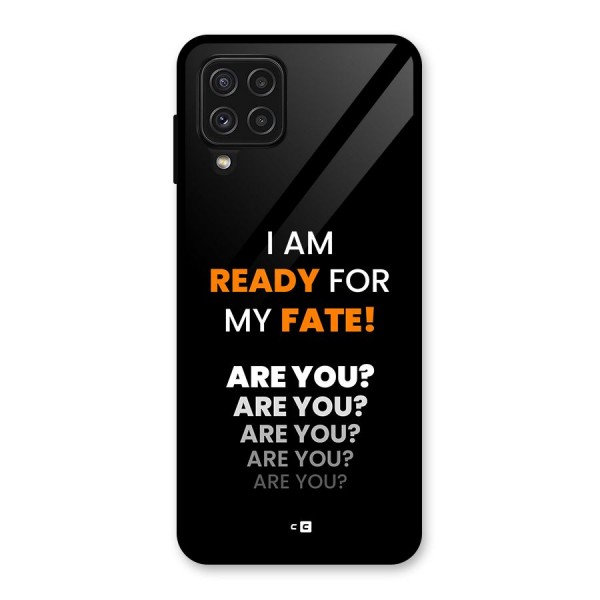 You Ready Glass Back Case for Galaxy A22 4G