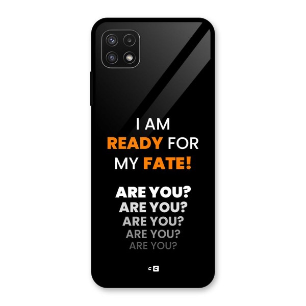 You Ready Glass Back Case for Galaxy A22 5G