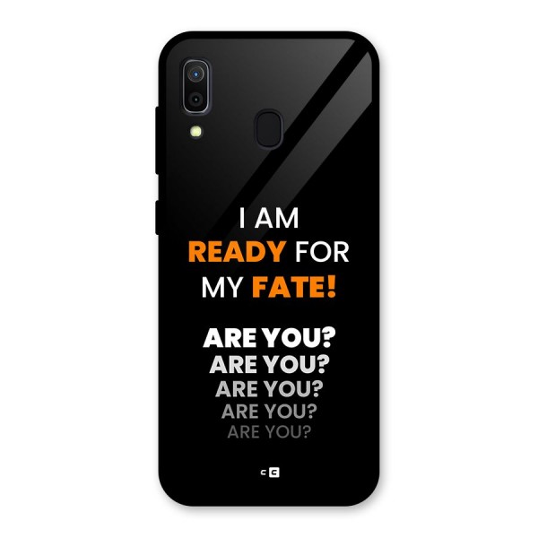 You Ready Glass Back Case for Galaxy A30