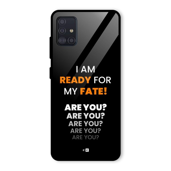 You Ready Glass Back Case for Galaxy A51