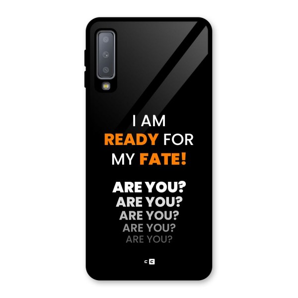 You Ready Glass Back Case for Galaxy A7 (2018)