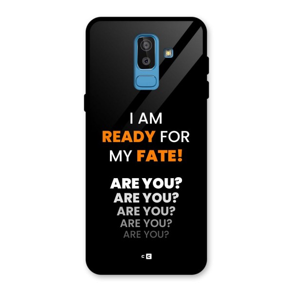 You Ready Glass Back Case for Galaxy J8