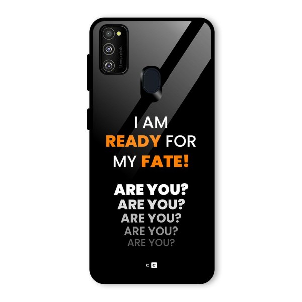 You Ready Glass Back Case for Galaxy M21