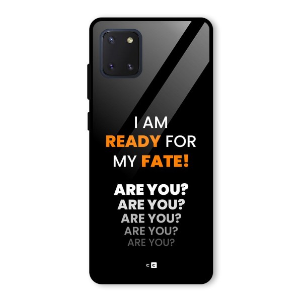 You Ready Glass Back Case for Galaxy Note 10 Lite