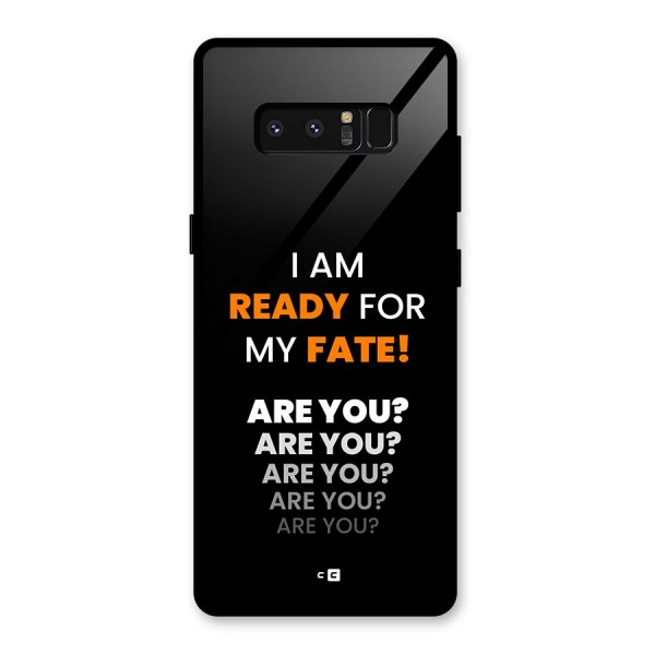 You Ready Glass Back Case for Galaxy Note 8