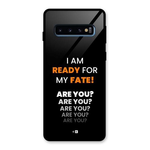 You Ready Glass Back Case for Galaxy S10