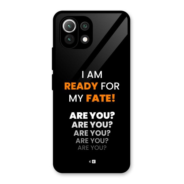 You Ready Glass Back Case for Mi 11 Lite