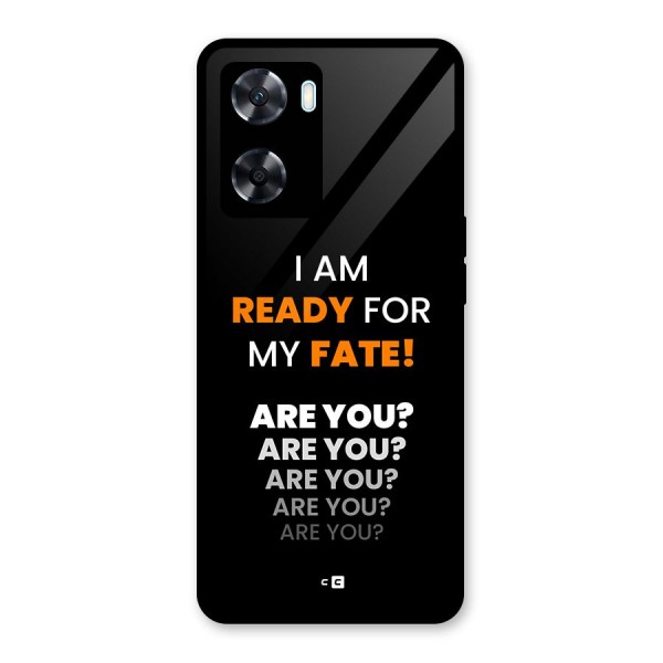 You Ready Glass Back Case for Oppo A77